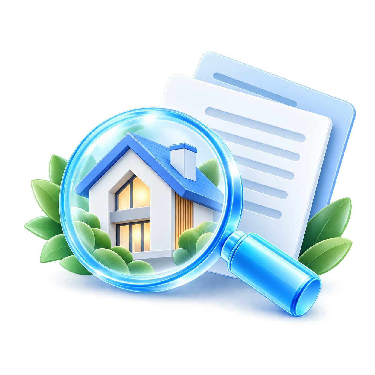 Декоративная сцена рефинансирования в принятой Mortgage Refinancing V1 визуальной системе