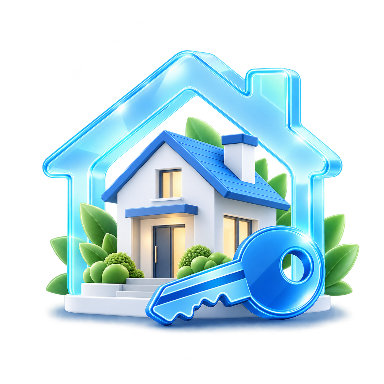 Декоративная сцена рефинансирования в принятой Mortgage Refinancing V1 визуальной системе