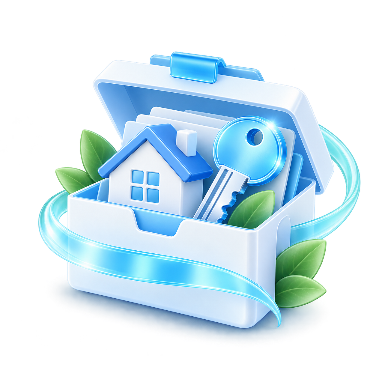 Декоративная сцена рефинансирования в принятой Mortgage Refinancing V1 визуальной системе