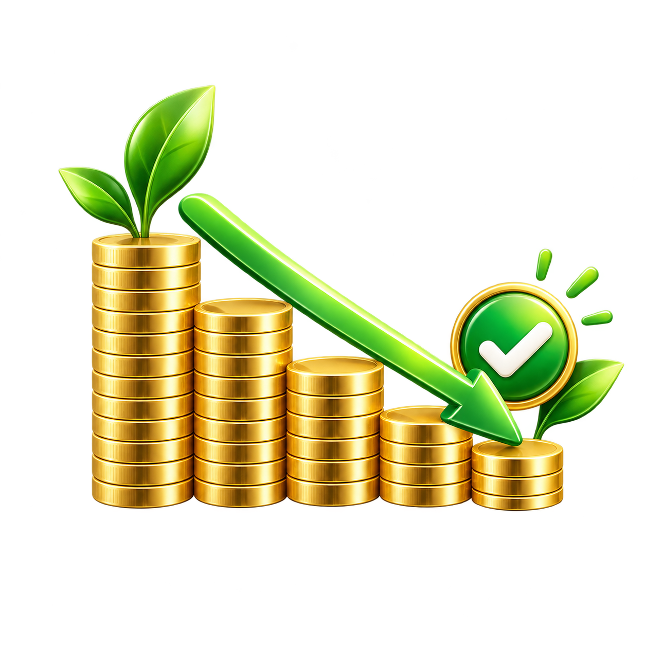 Декоративная 3D-иллюстрация заявки в принятой Consumer Loans V1 визуальной системе