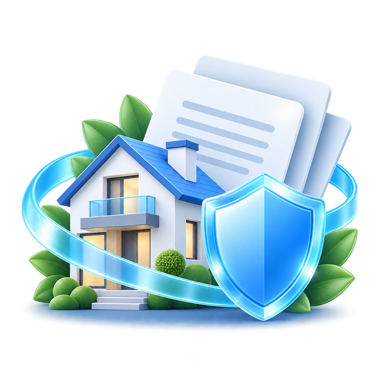 Декоративная сцена рефинансирования в принятой Mortgage Refinancing V1 визуальной системе