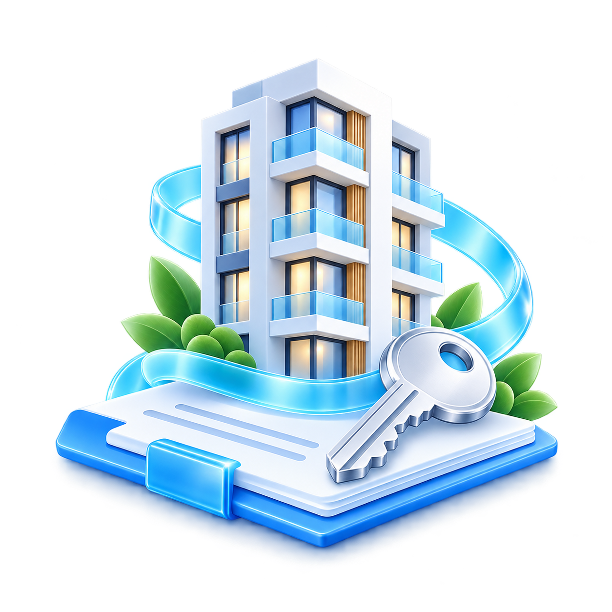 Декоративная сцена рефинансирования в принятой Mortgage Refinancing V1 визуальной системе