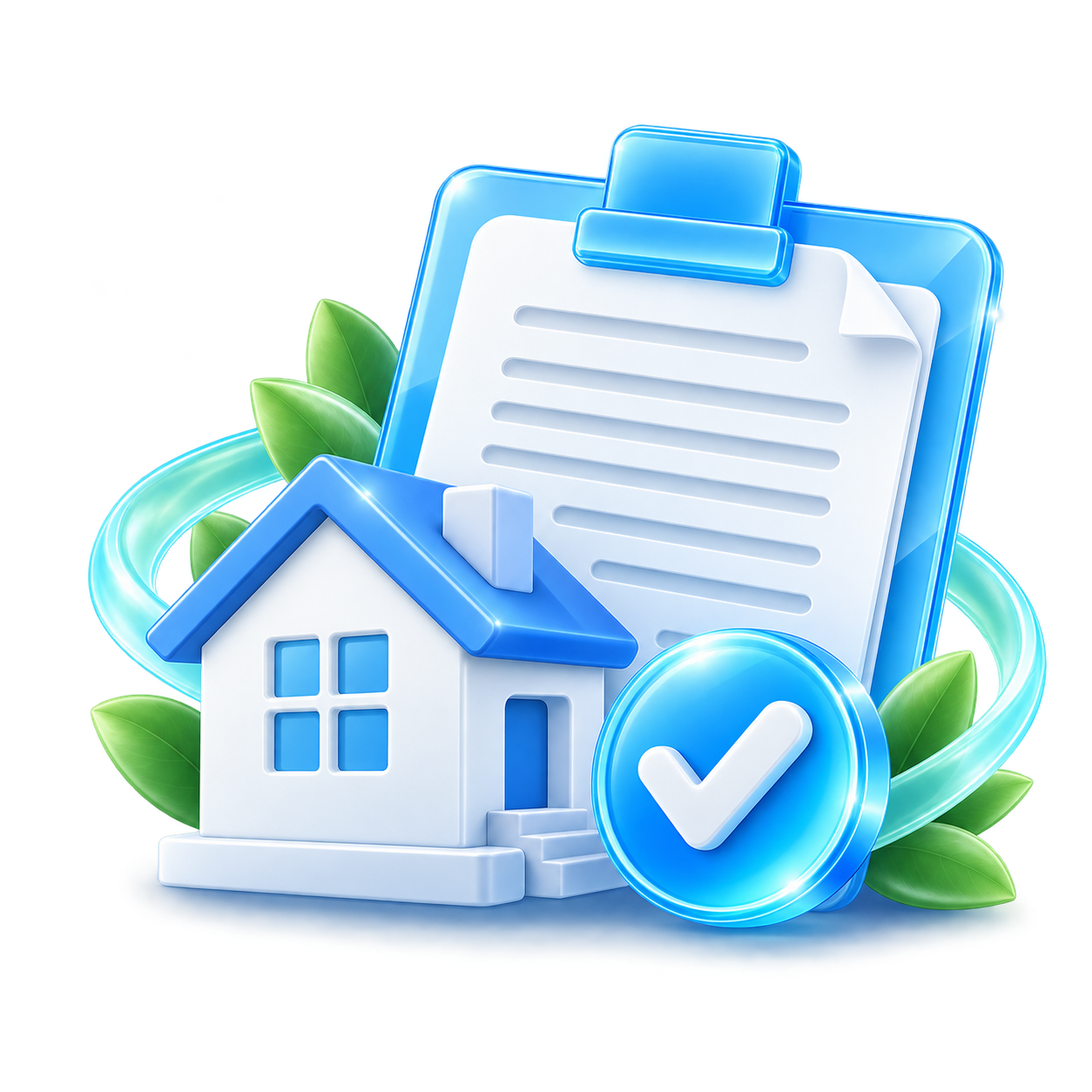 Декоративная сцена рефинансирования в принятой Mortgage Refinancing V1 визуальной системе